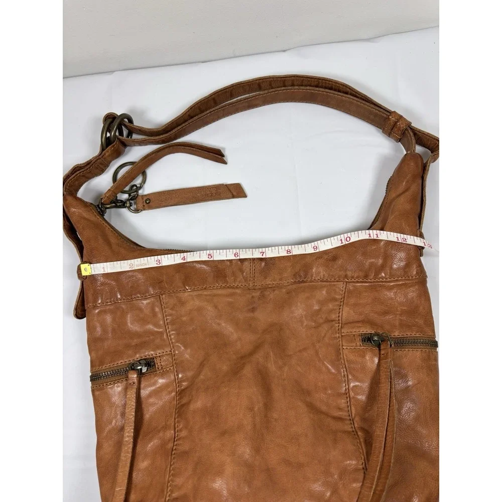 Frye & Co. Jolie Washed Leather Hobo Bag Boho Retro Cottagecore Prairie Country